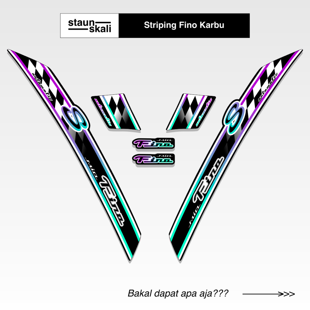 Striping Fino Karbu Variasi (32) Full Body Original
