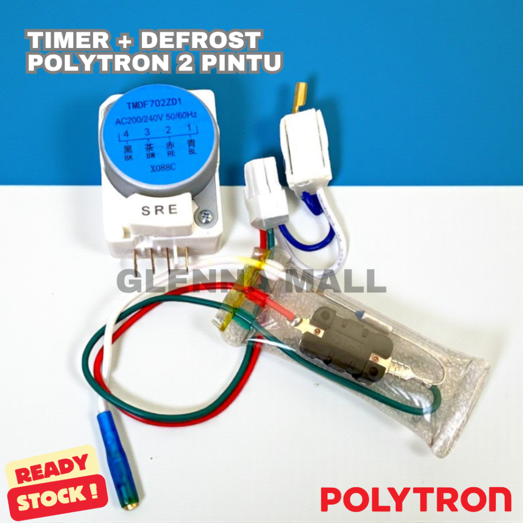 TIMER DEFROST KULKAS POLYTRON 2 PINTU OTOMATIS / SET TIMER+DEFROST KULKAS POLYTRON 2 PINTU