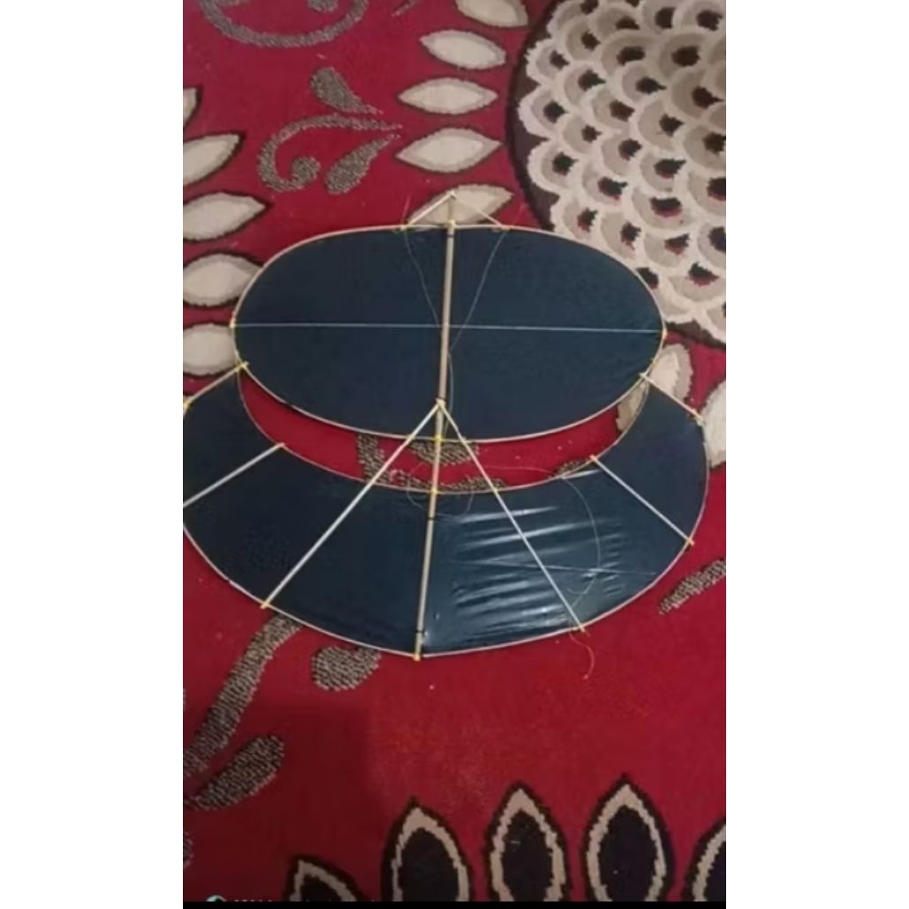 Layangan pegon miniatur gapangan siap terbang