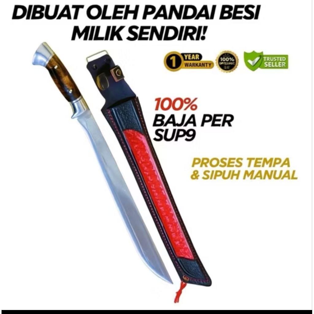 Golok Baja Per Sup9-Kokoh Kuat Siap Pakay