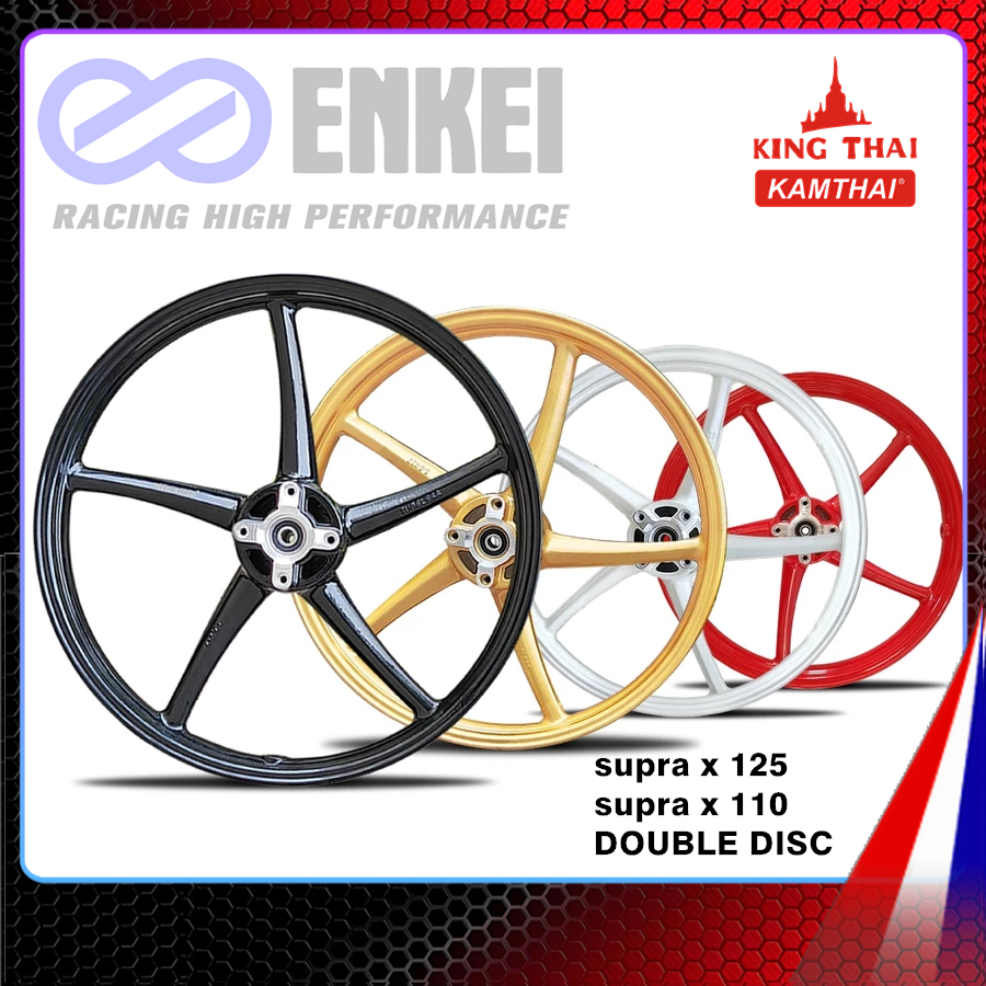 VELG  ENKEI 522 SP 522 PALANG 5 RING 17 PNP SUPRA X 125 / KHARISMA / FIT NEW , SUPRA X 125 Supra 110