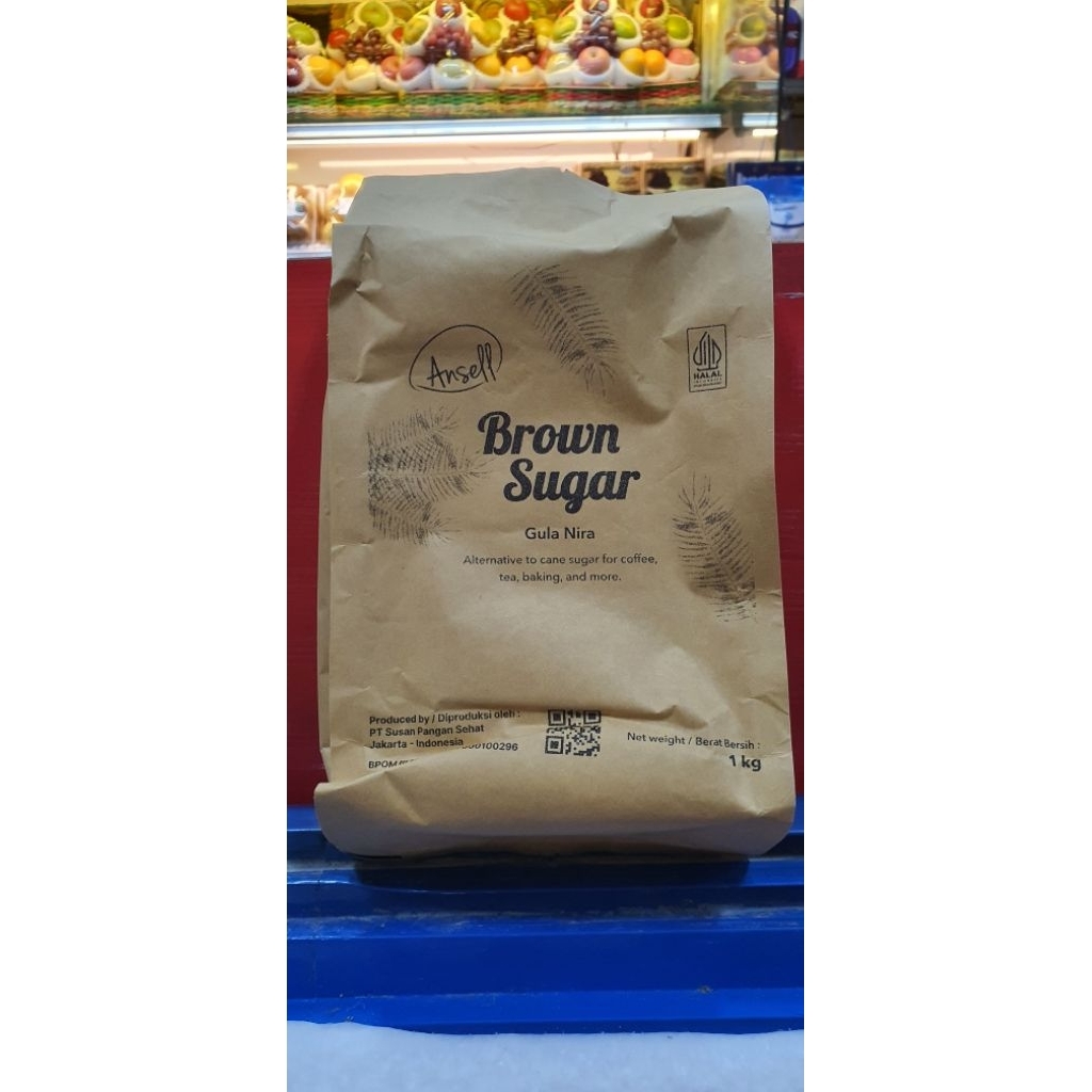 Ansell Brown Sugar / Gula Nira / Gula Aren 1kg