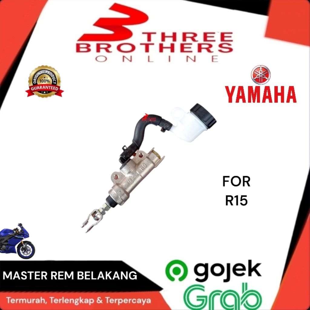 Master rem belakang assy r15 R 15 original