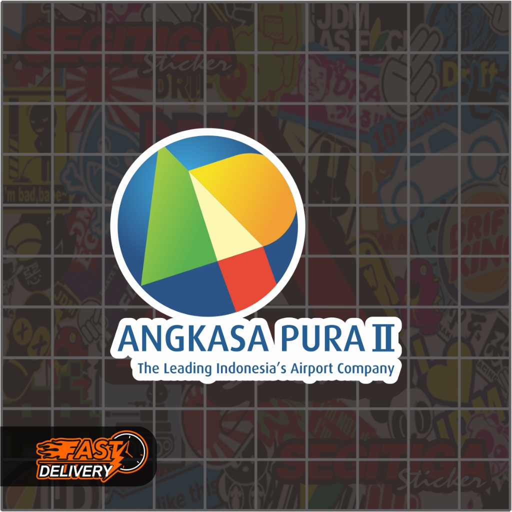 Sticker Angkasa Pura 2 Ukuran 5.7 x 5 Cm