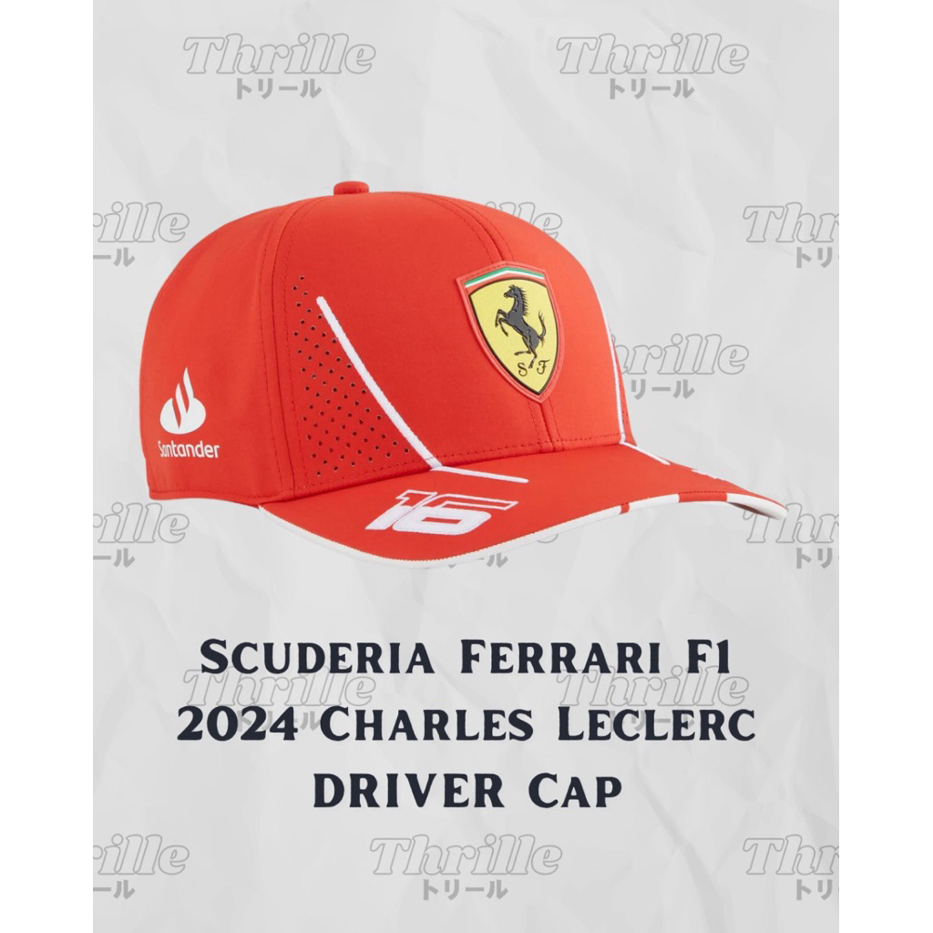 Topi Scuderia Ferrari F1 2024 Charles Leclerc Driver Cap
