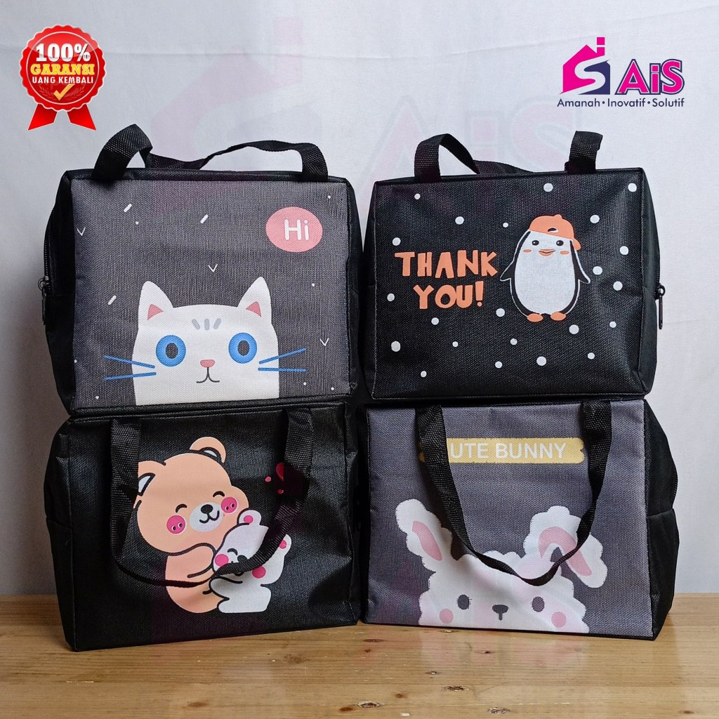 TAS BEKAL MAKAN LOKAL KARAKTER TAS BEKAL LOKAL LUNCH BAG TAS BEKAL ANAK TAS KARAKTER