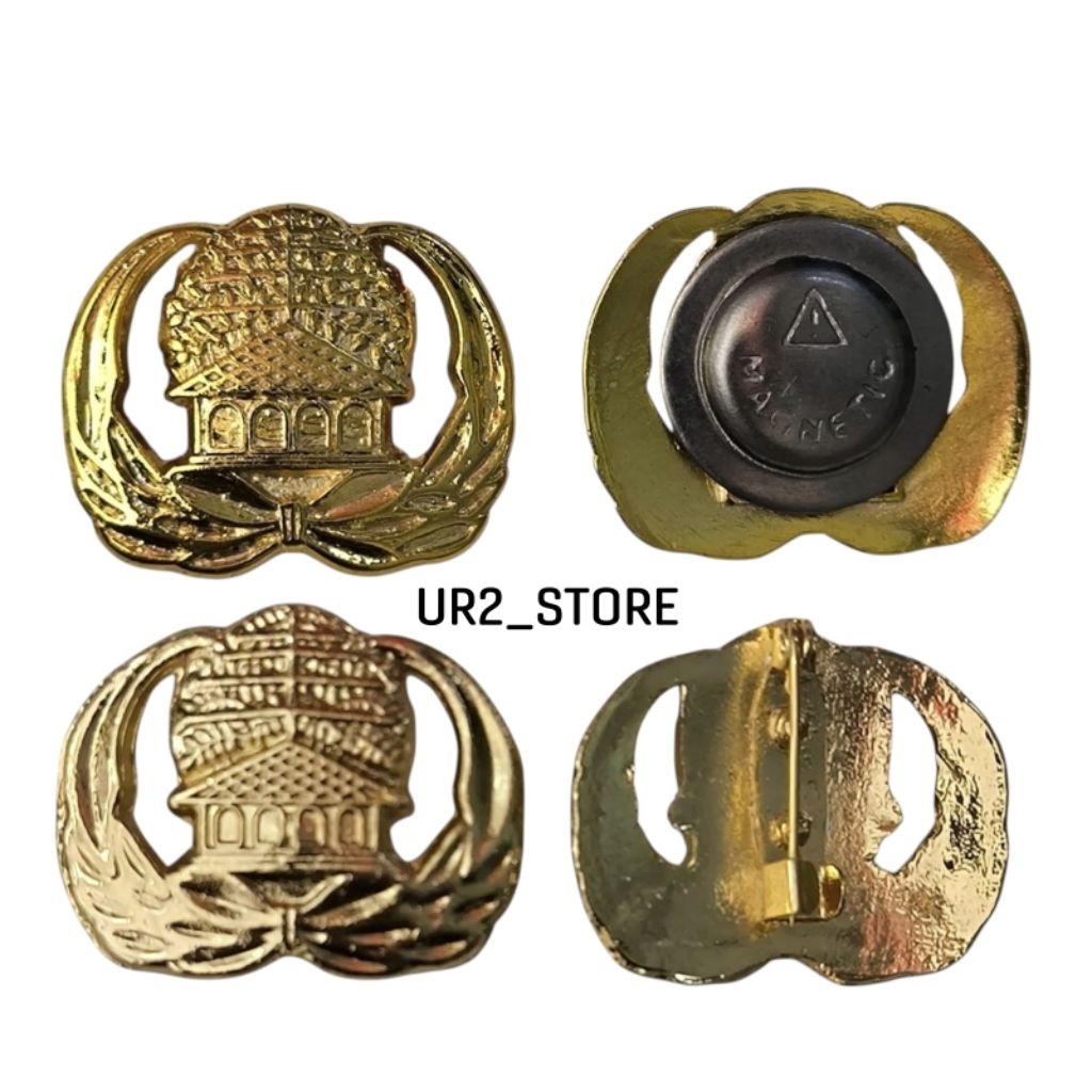 PIN KORPRI, ATRIBUT PERLENGKAPAN SERAGAM ASN/PNS PIN MAGNET DAN PIN PENITI