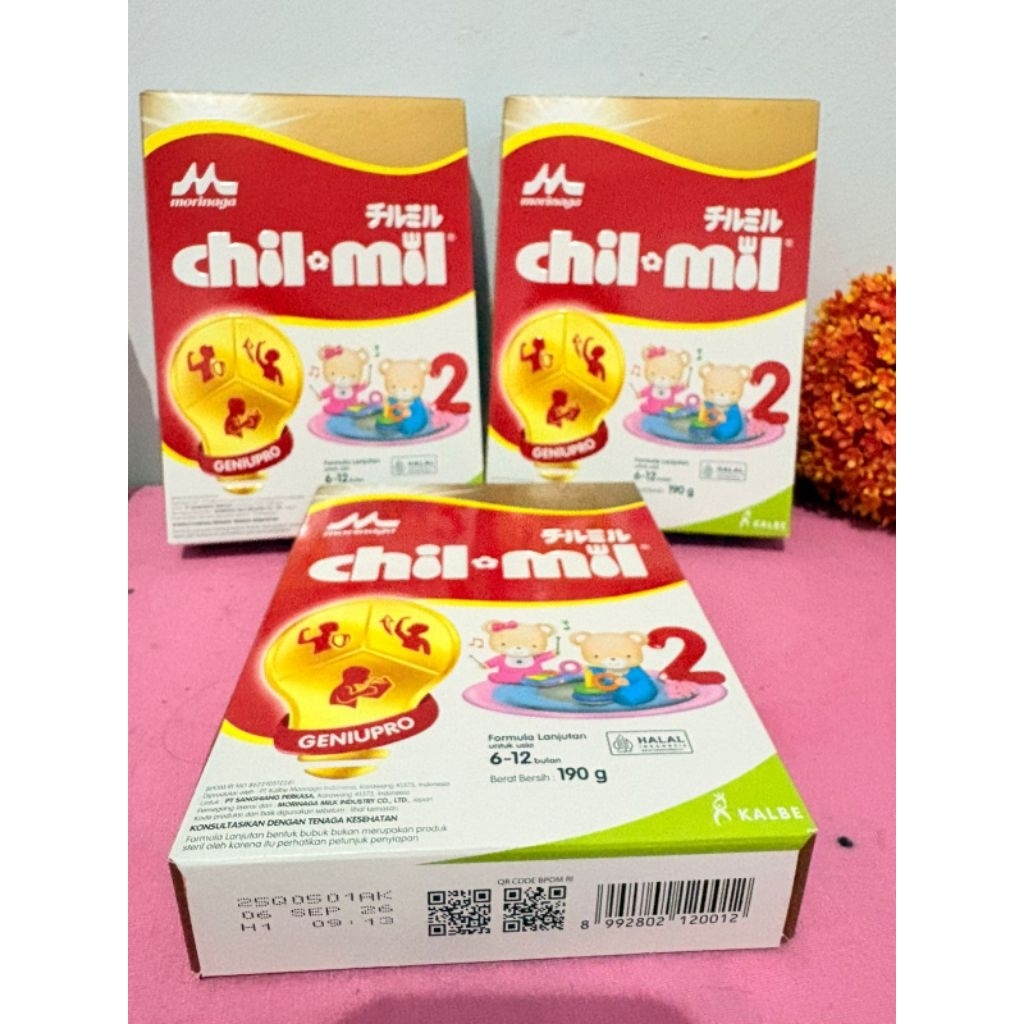 Chil-Mil tahap 2 6-12 bulan / Susu Bayi tahap 2 / Chil-Mil gold
