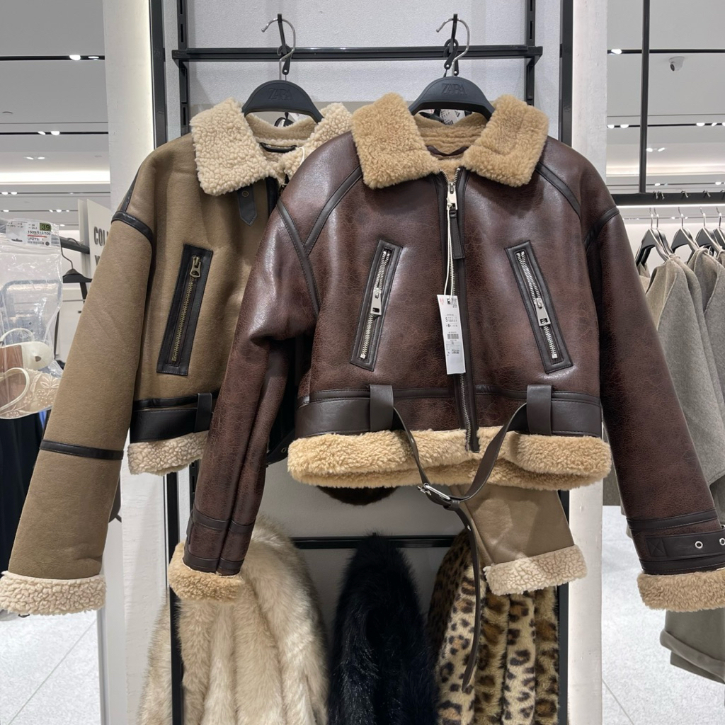 Jaket Leather ZARA Women jastip (jasa titip)