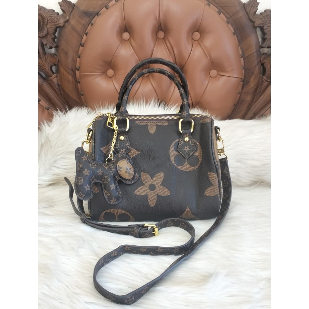 Tas kulit asli ala LV speedy Satchel Bag