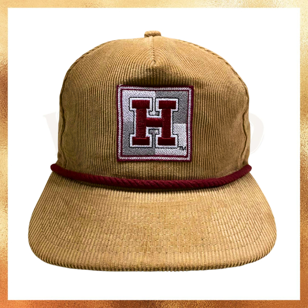 Topi New Era Harvard University The Golfer Brown Snapback Hat Original