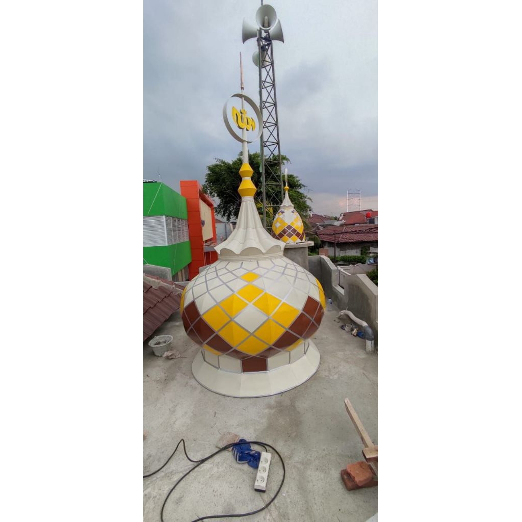 kubah grc indah dan kokoh untuk masjid di bogor
