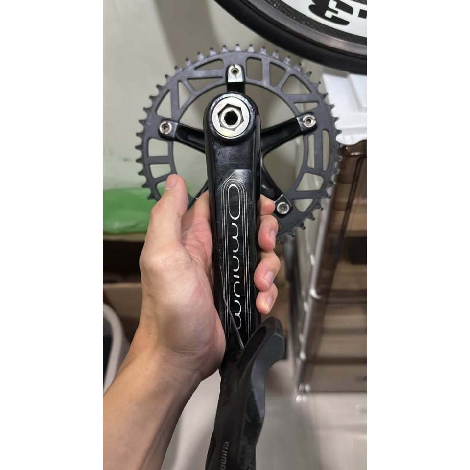 Crank sram omnium , tanpa chainring dan pedal