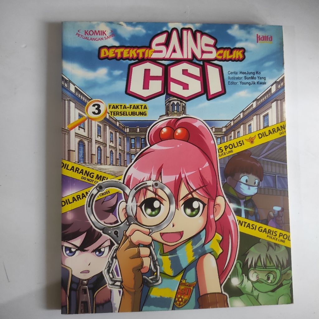 komik petualangan sains. detectif sains cilik (CSI) #3