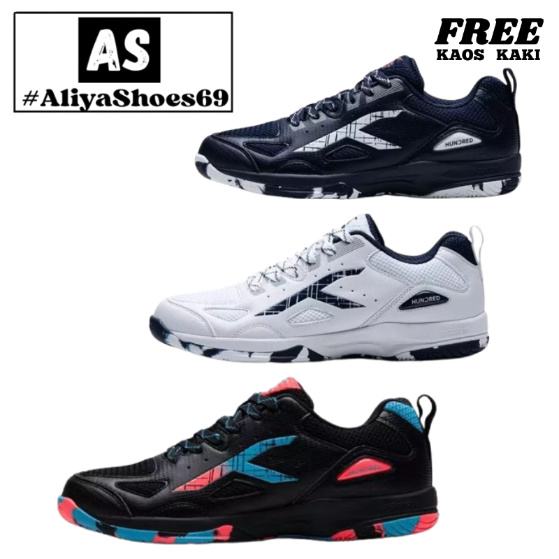 HOT DEALS HUNDRED GALAXY Badminton Shoes - Sepatu Hundred Sepatu HNDRED Badminton Shoes - Sepatu