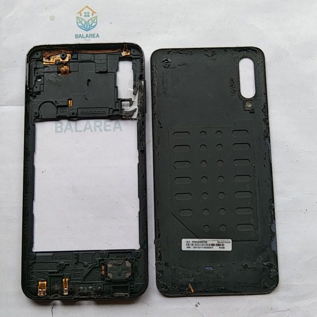 Backdoor housing tulang tengah Samsung A30s Original Copotan