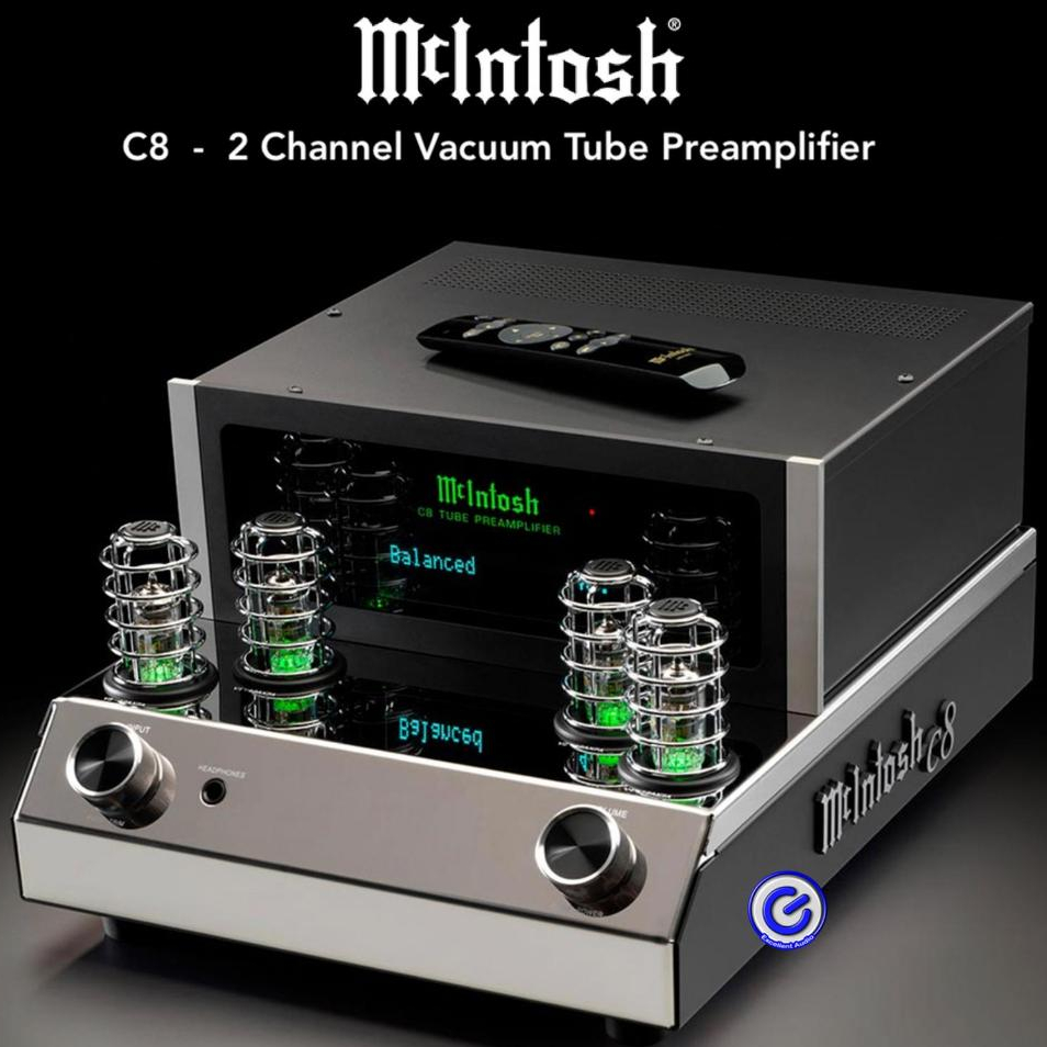 McIntosh C8 vacuum tube stereo pre amplifier
