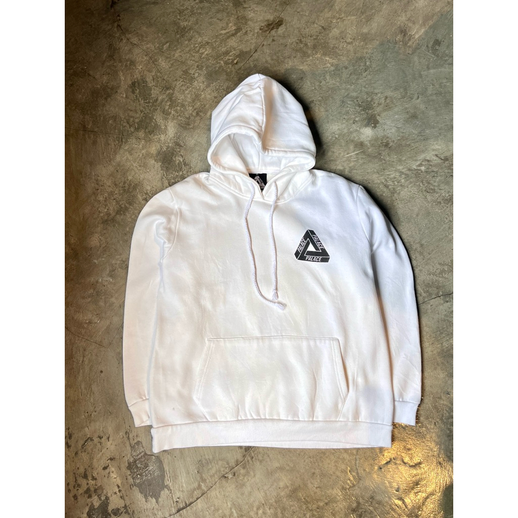 PALACE HOODIE WHITE