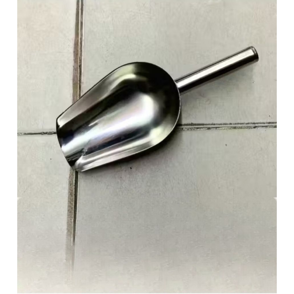 Sendok Es 9"  | Sendok Sekop Es Batu /Kacang Kacangan Stainless KECIL