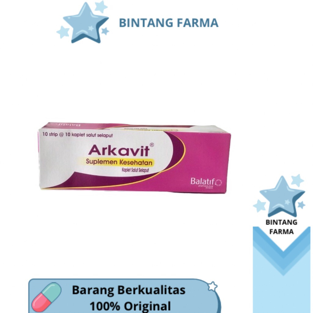 Arkavit tablet perbox