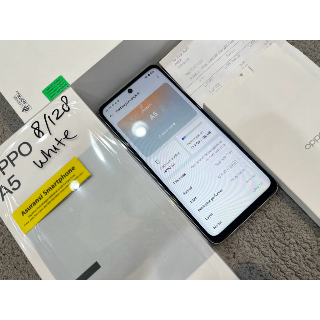 Oppo A5 Ram 8/128gb