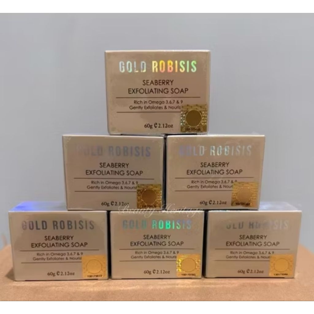 Gold Robisis Seaberry Exfloaliting Soap / Face Wash / Sabun Cuci Muka / Facial Wash