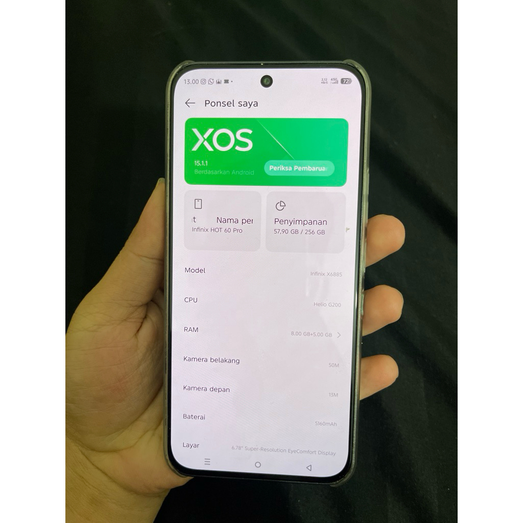 infinix hot 50 pro 256gb second