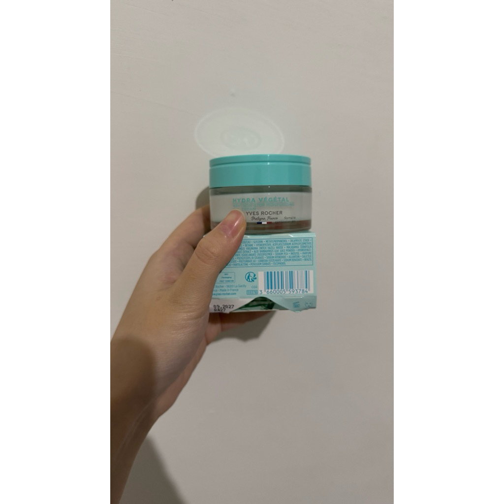 NEW YVES rocher hydra vegetal moisturizer gel cream 50 ml