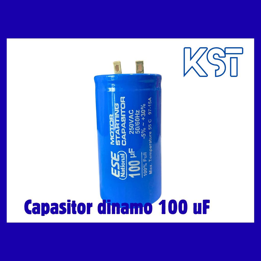 ese national kapasitor dinamo/ capasitor starting dinamo high quality  100uf
