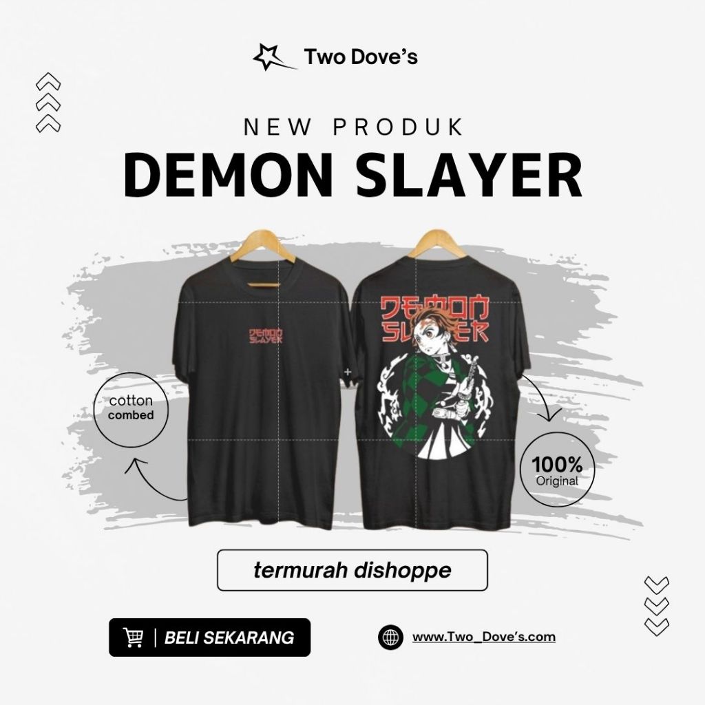 KAOS TWD|KAOS DISTRO PRIA TANJIRO KAMADO|BAJU DISTRO PRIA TANJIRO KAMADO ANGRY|KAOS OBLONG PRIA RYOM