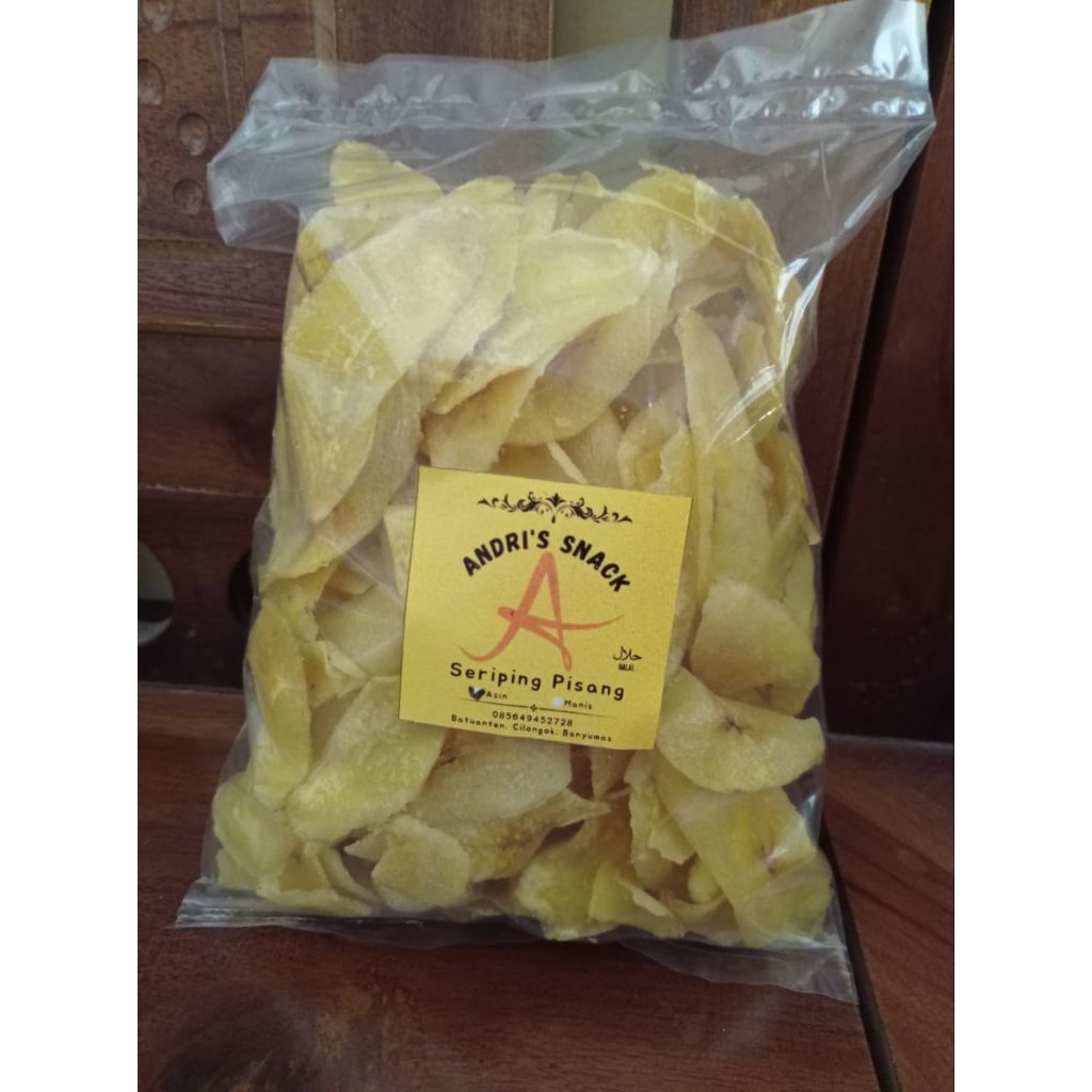 Seriping / Keripik Pisang Asin (kemasan kecil)