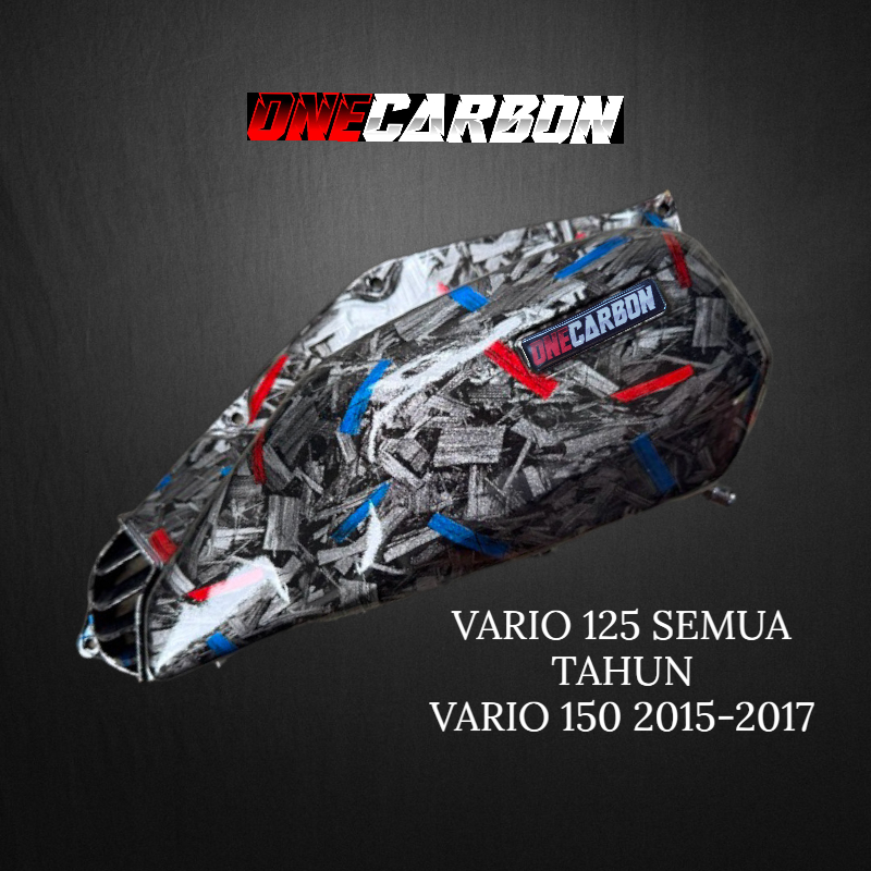 TUTUP FILTER VARIO 125 CARBON FORGED tutup filter Vario 125-150 carbon filter vario carbon forged KI