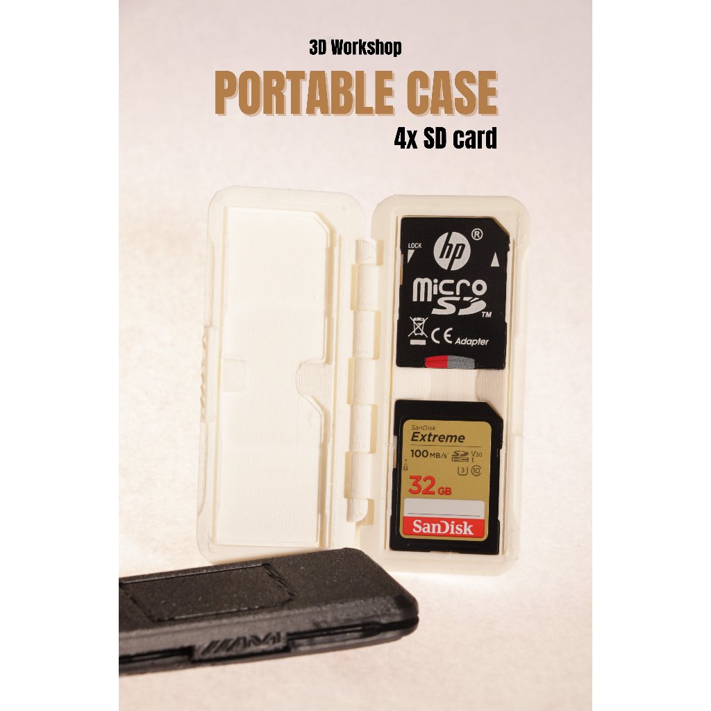 pocket size SD card case / kotak penyimpanan SD card