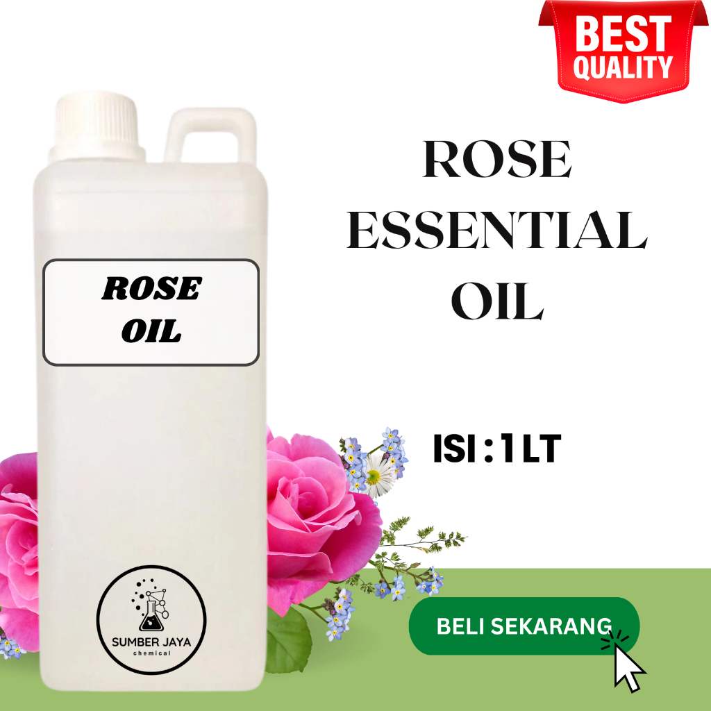 Rose Essential Oil / Minyak Atsiri Bunga Mawar 1 Liter