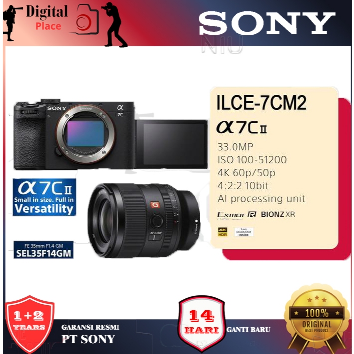 Sony a7C II Kit / Sony Alpha A7C II BODY / SONY A7cII Body / Sony Alpha 7C II