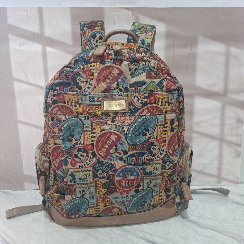 Tas Preloved Ransel Disney Mickey Mouse