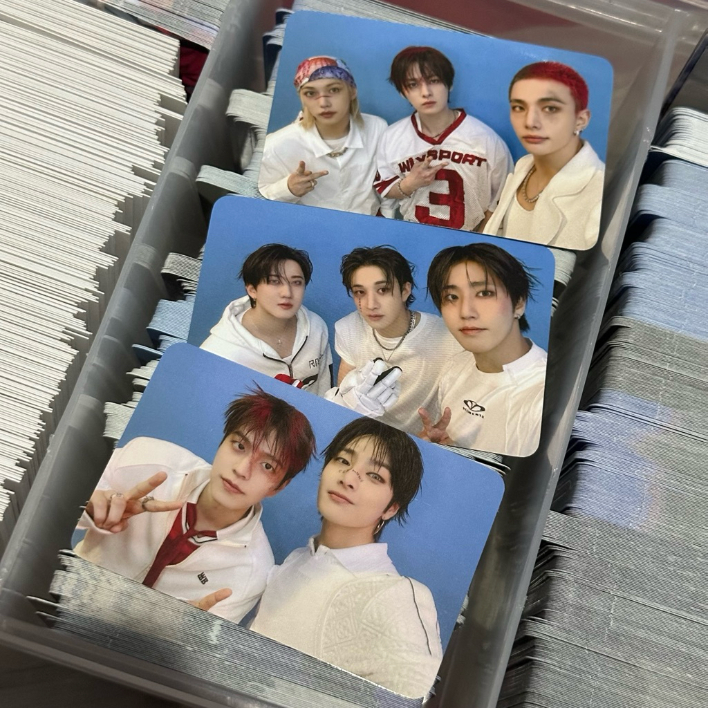 [ready stock] stray kids karma unit photocard lucky draw soundwave round 1 dance racha 3 racha vocal