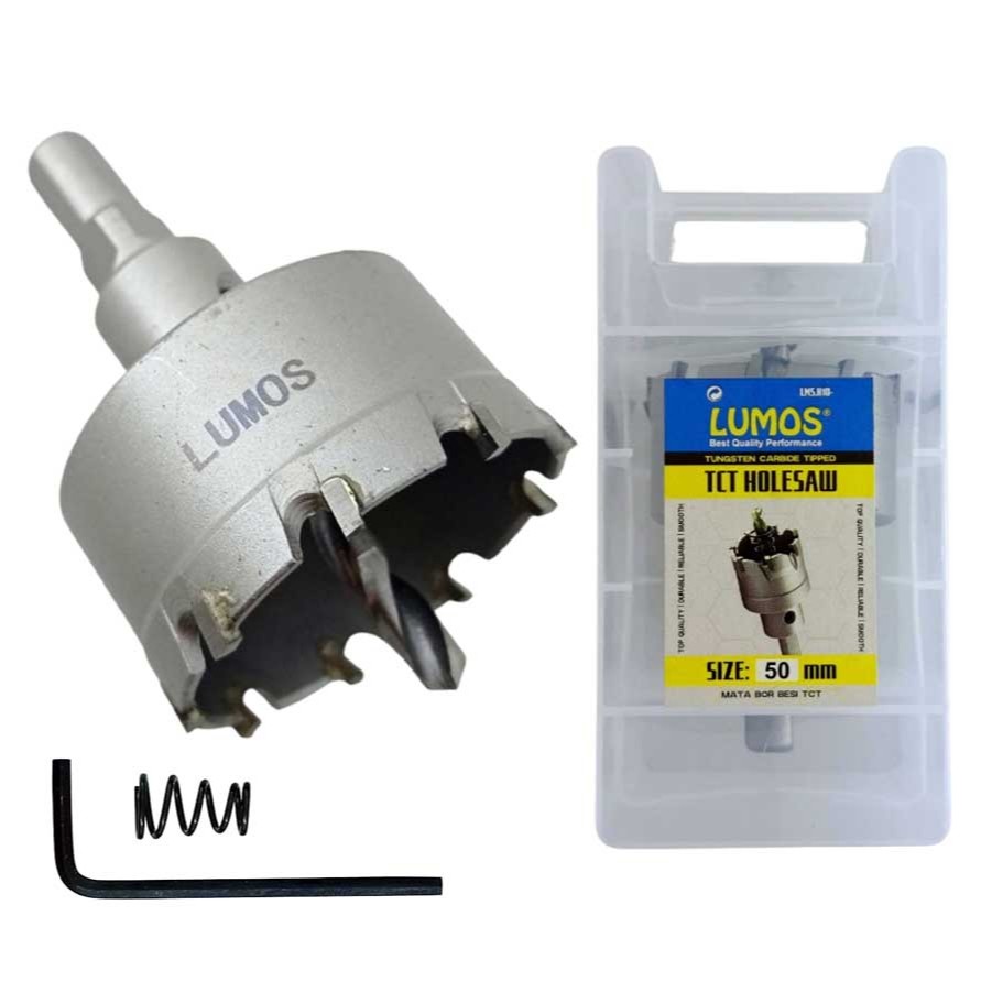 Hole Saw TCT LUMOS 50mm / HoleSaw Besi 50mm / Mata Bor Besi 50 mm TCT