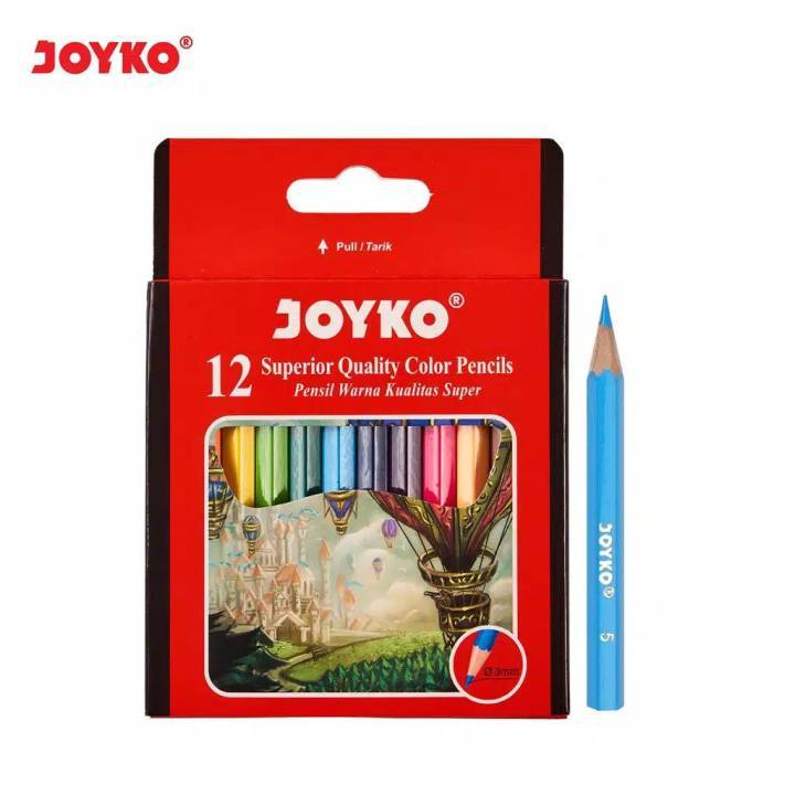 Joyko Pensil Warna Superior Quality Color Pencils HexagonalGrip CP-101