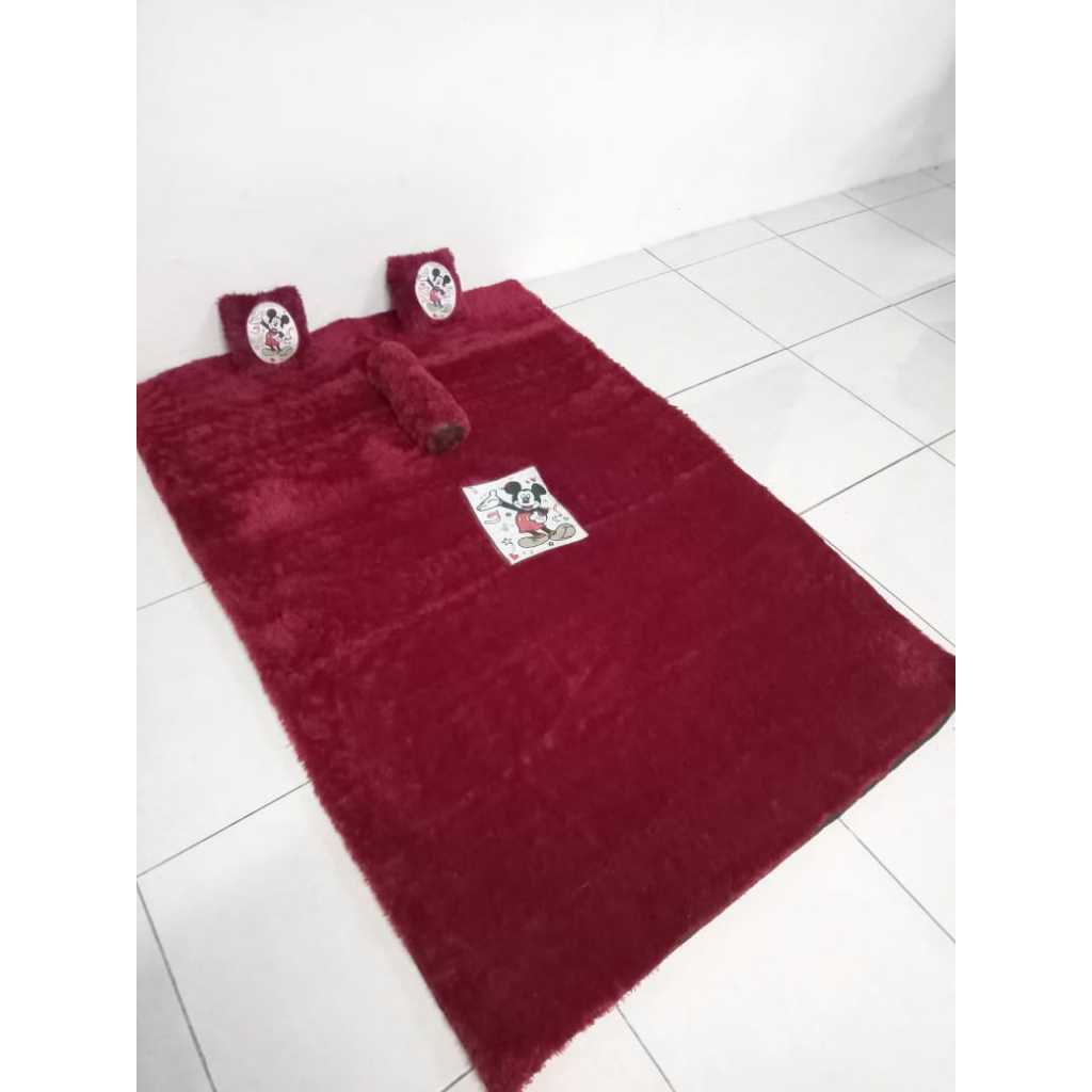 Viral Karpet lantai bulu halus uk 125cm x 170cm Karpet Karakter Anak Motif Karakter Lucu Premium