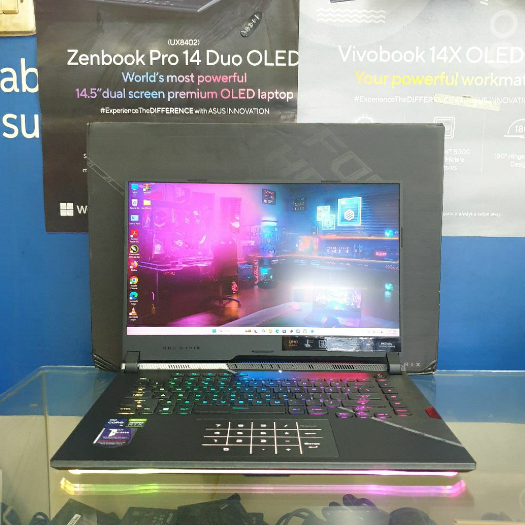 Asus ROG Strix G533ZW i9-12900H Ram-32GB SSD-1TB RTX-3070Ti 15inchi