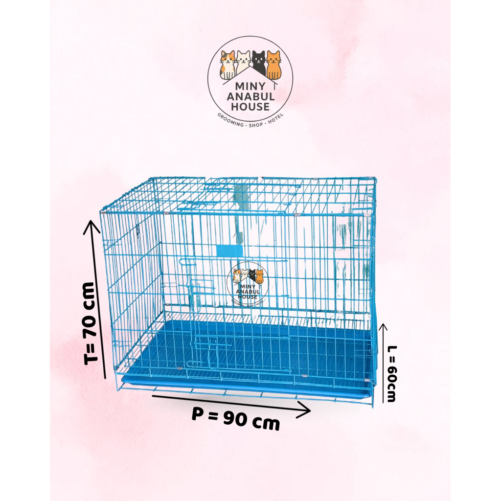 KANDANG KUCING / PET CAGE uk 90 CM (1 Tingkat)