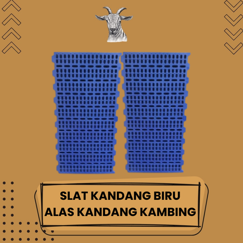 Alas Kandang Kambing Tatakan Lantai Kandang Domba Babi Ayam Bebek Slat Kandang Biru