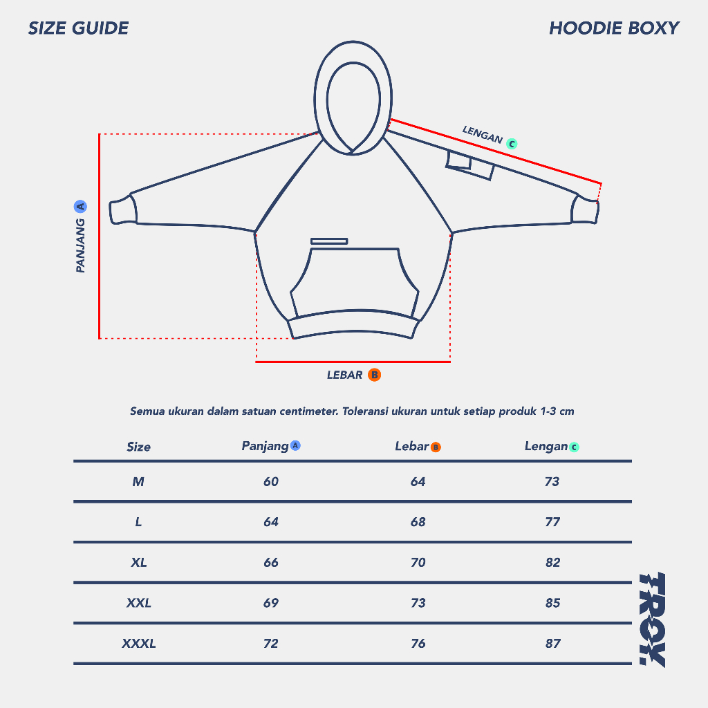 Troy Company Boxy Arm Pocket Hoodie Agwyp - Hoodie Boxy Hitam BAPH 3399