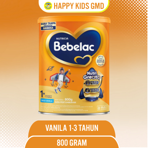 Susu Bebelac 1+ 800gr 1-3 Tahun Vanila Susu Pertumbuhan