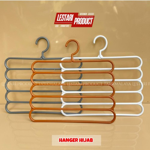 ( 6 PCS ) HANGER HIJAB 5 SUSUN | HANGER HIJAB GANTUNG | HANGER KERUDUNG | GANTUNGAN HIJAB | GANTUNGA