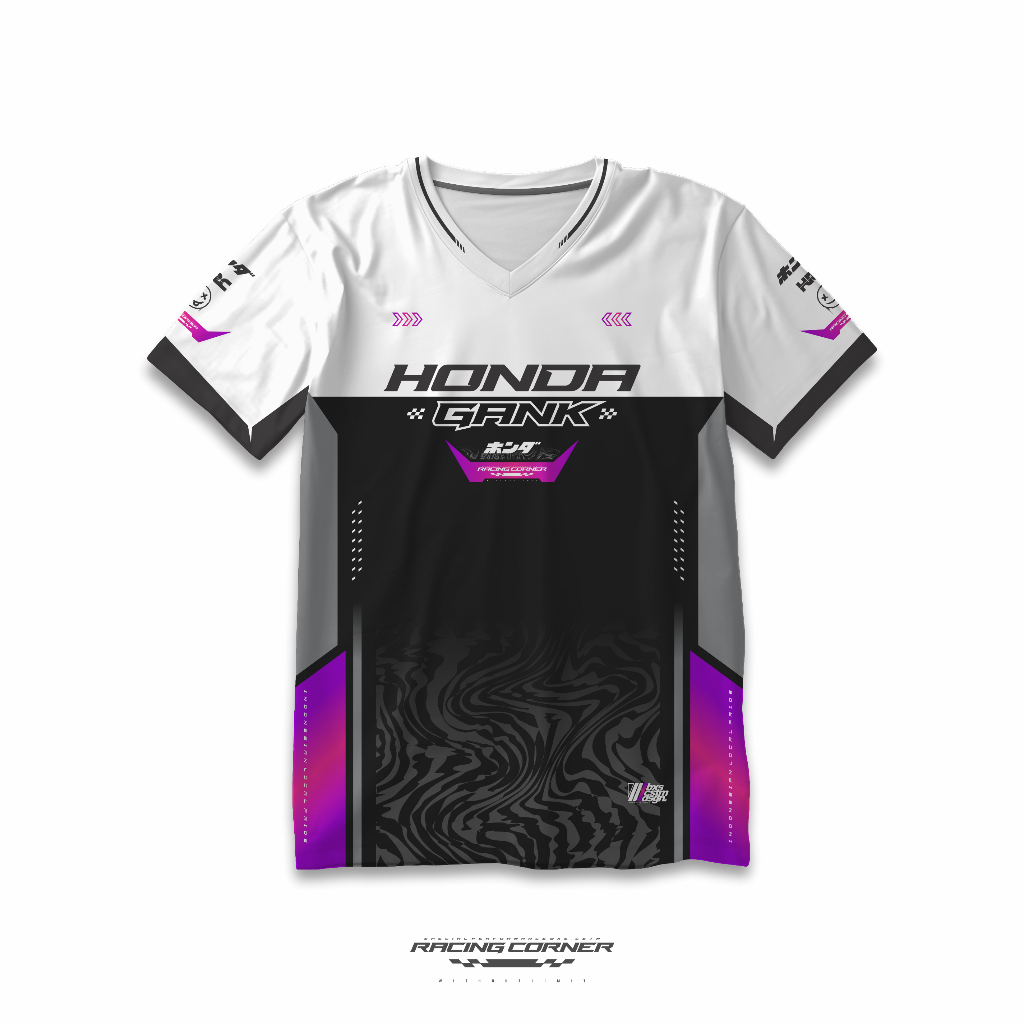 Jersey HONDAGANK  - Kaos jersey PREMIUM Racing Full Printing