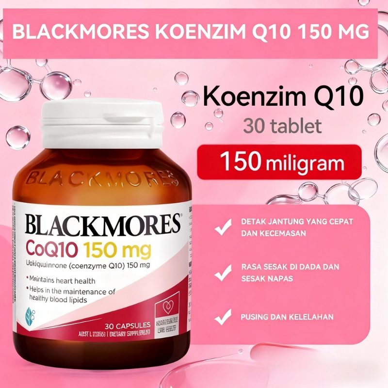 Blackmores Coenzyme CoQ10 150mg 30 Capsules Kapsul / Coenzyme Q10