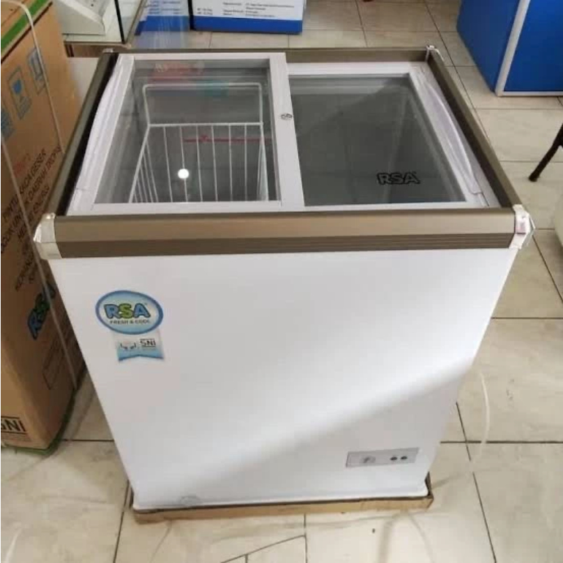 CHEST FREEZER RSA 110 KACA SLIDING - FREEZER KACA