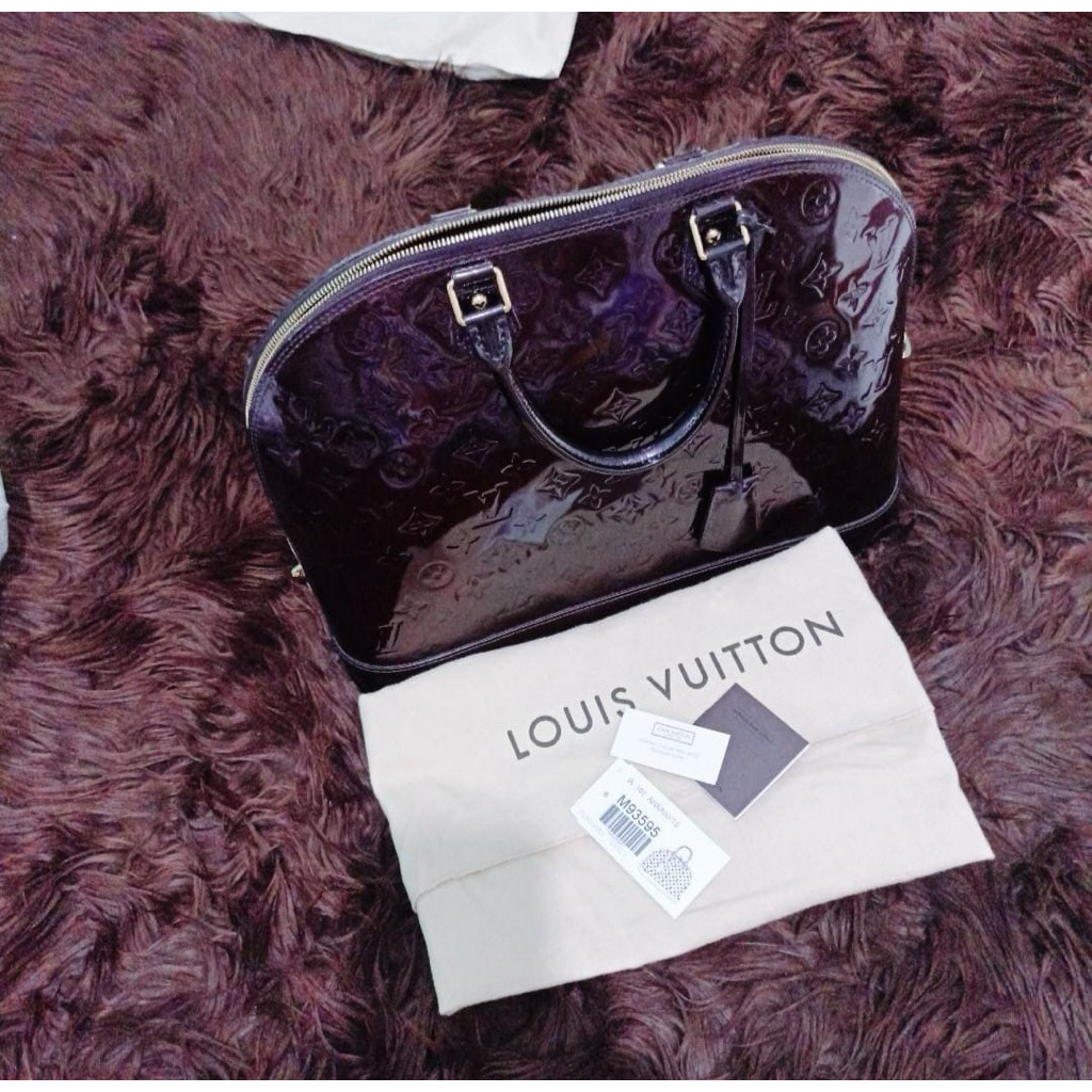 preloved lv* alma monogram vernis GM original